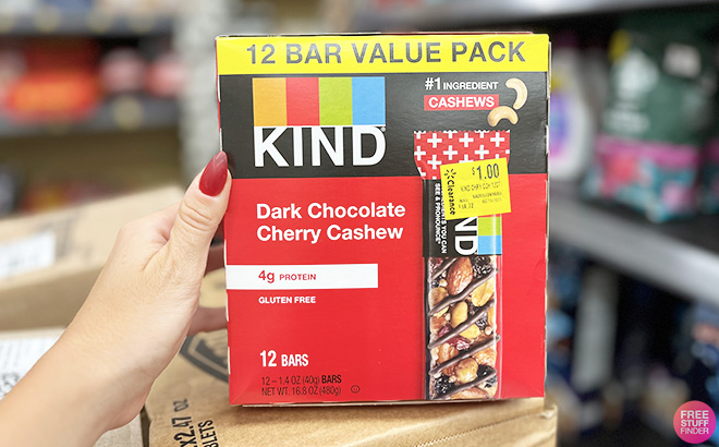 Kind Dark Chocolate Cherry Cashew 12 Count