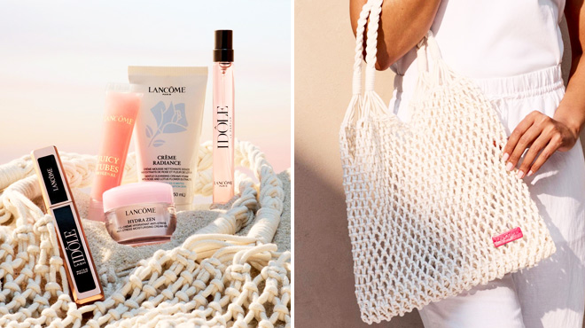 Lancome Summer Set and Beach Tote