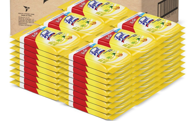 Lysol Disinfecting Wipes 48 Packs
