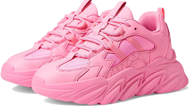 Madden Girl Sneakers Neon Pink
