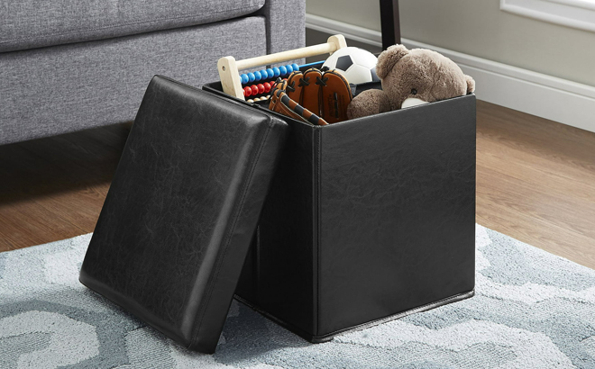 Mainstays Collapsible Storage Ottoman