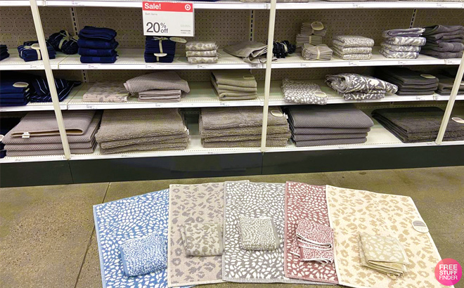 Matching Bath Rugs and Towels at Target