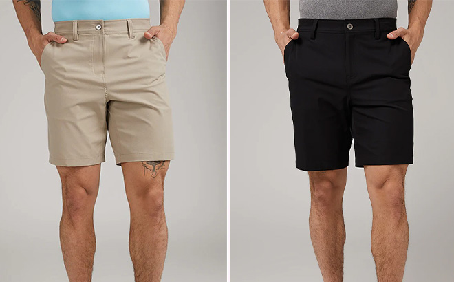 Mens Stretch Woven 9 inch Shorts