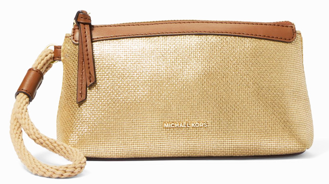 Michael Kors Canvas Wristlet