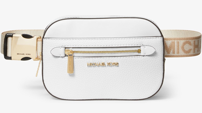 Michael Kors Jet Set Small Pebbled Leather Belt Bag