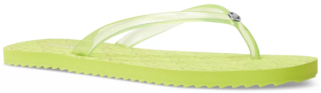 Michael Kors Jinx Flip Flop Sandals in Bright Limeade Color