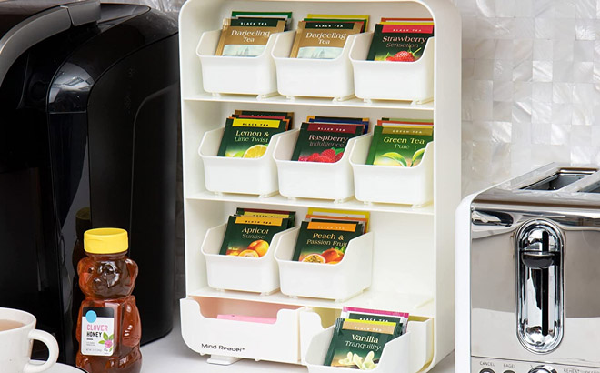 Mind Reader Tea Bag holder and Condiment Organizer