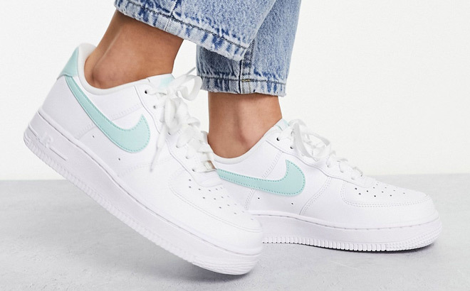 Model Wearing Nike Air Force 1 07 Womens Shoes