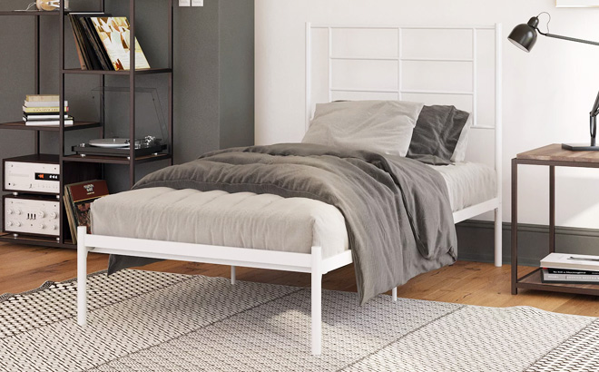 Modern Twin Metal Bed