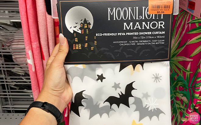 Moonlight Manor Printed Shower Curtain