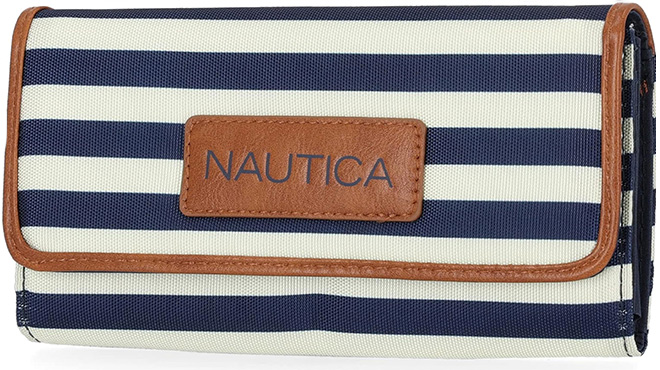 Nautica Women's Perfect Carry-All Money Manager Oraganizer with RFID Blocking Wallet