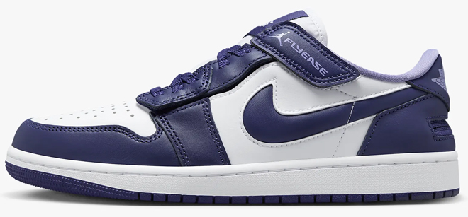 Nike Air Jordan 1 Low FlyEase Mens Shoes in Sky J Purple Color