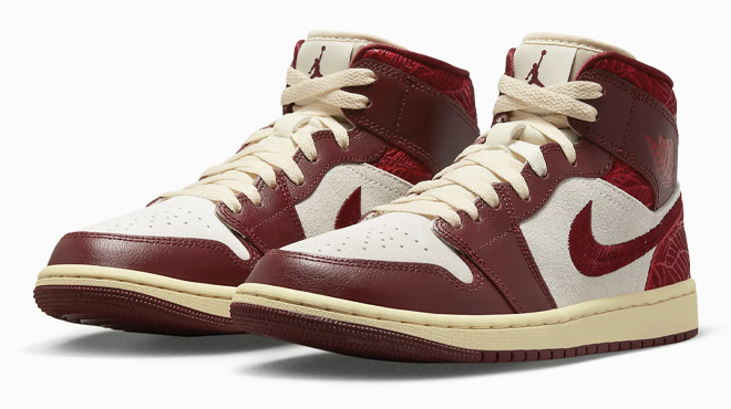 Nike Air Jordan 1 Mid Womens Shoes