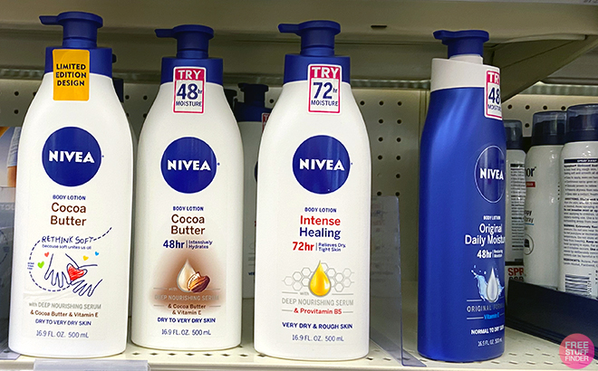 Nivea Intense Healing Body Lotion in cart