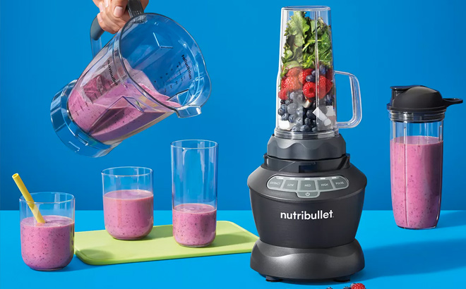 NutriBullet 1200 Watt Blender Combo with Single Serve Cups