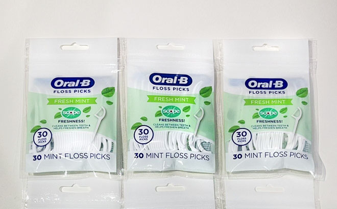 Oral B Burst of Scope Floss Picks