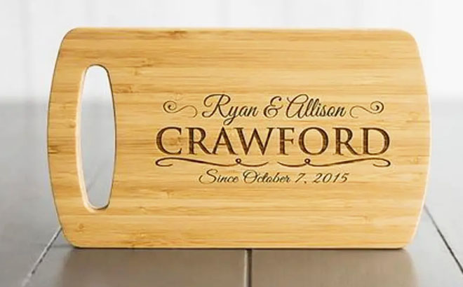 Personalized Mini Easy Carry Cutting Board