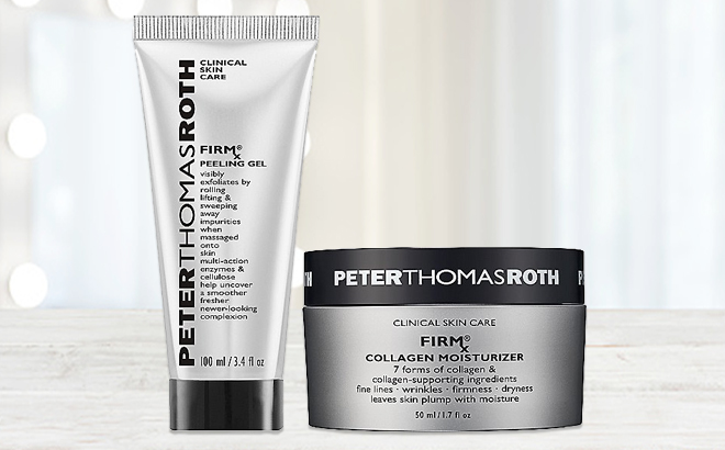 Peter Thomas Roth FIRMx Peeling Gel and Collagen Moisturizer Duo