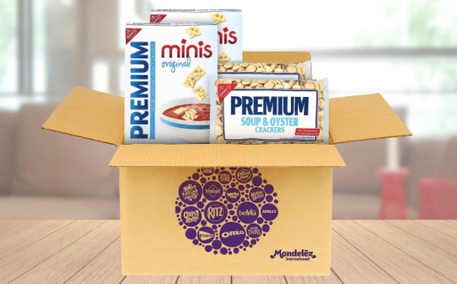 Premium Crackers 4 Boxes Variety Pack