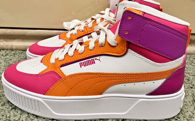 Puma Big Girls Karmen Rebelle Mid Casual Shoes