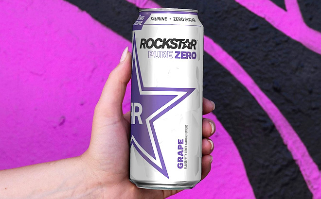 Rockstar Pure Zero Energy Drink 12 Pack