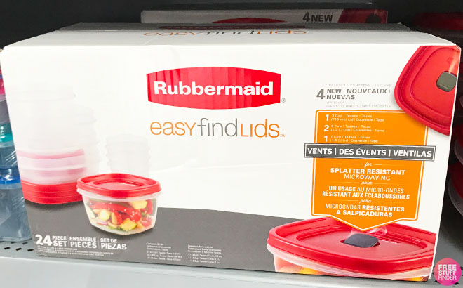 Rubbermaid 24-piece Easy Find Lids Storage Set