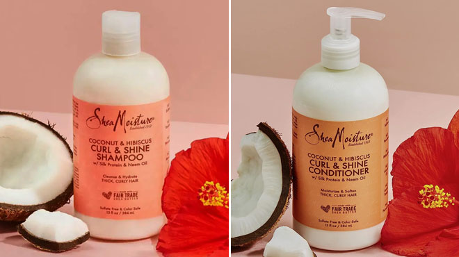 SheaMoisture Curl Shine Shampoo and Conditioner 2