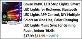 Smart LED Strip Lights Checkout Screenshot