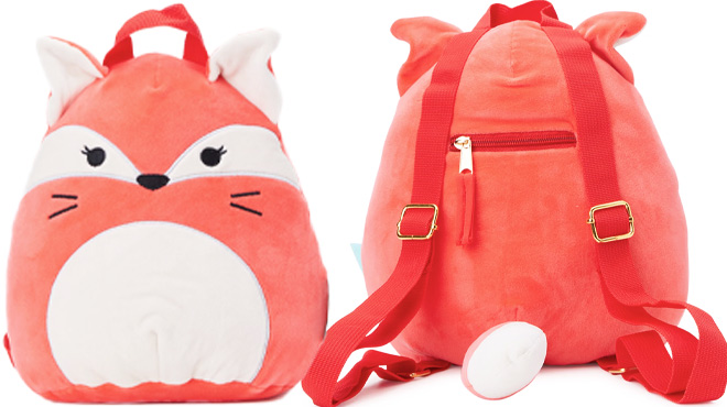 Squishmallows Fifi Fox Plush Backpack