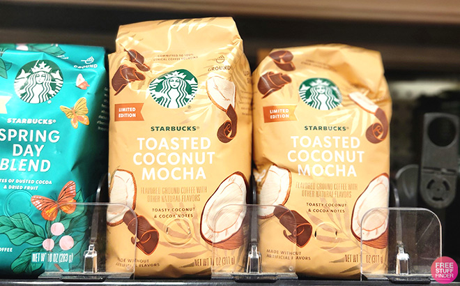 Starbucks Naturally Flavored Ground Coffee Toasted Coconut Mocha