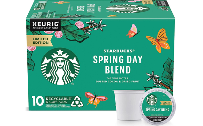 Starbucks Spring Day Blend K Cup Coffee Pods