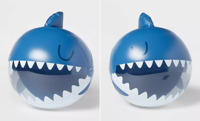 Sun Squad Shark Light Up Beach Ball