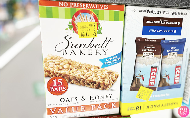 Sunbelt Bakery Oats Honey 15 Count