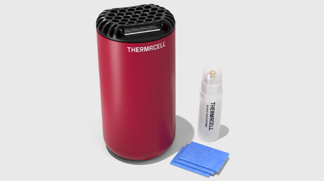 Thermacell Mosquito Repeller on white background