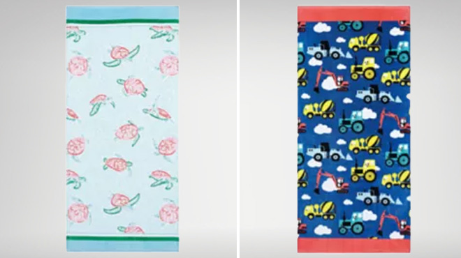 Two Designs of Beach Towels