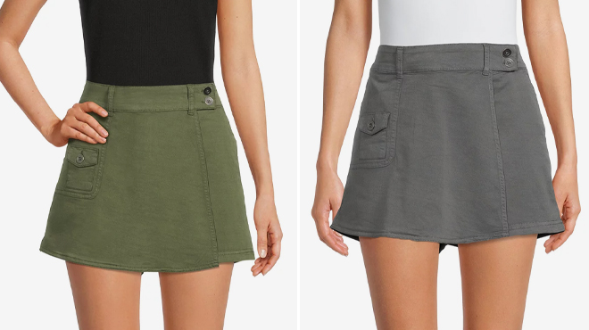 Two Womens Utility Skorts