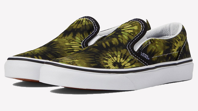 Vans Kids Classic Slip On Shoes Camocollage Multi Color