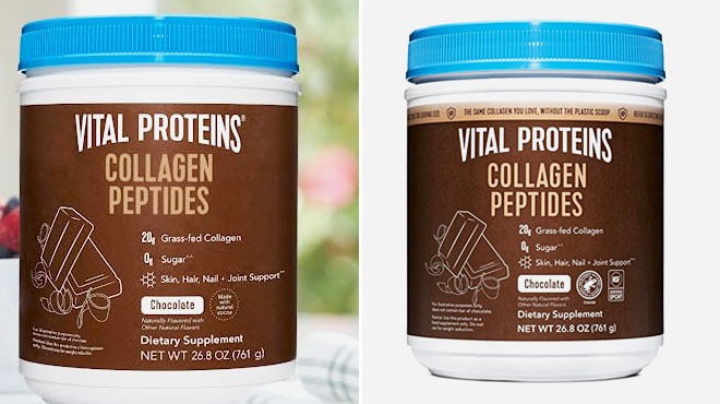 Vital Proteins Chocolate Collagen Powder Supplement 1