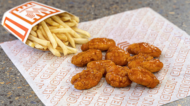 Whataburger Chicken Wings and Fries