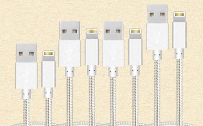 iPhone Lightning Cable 4 Pack