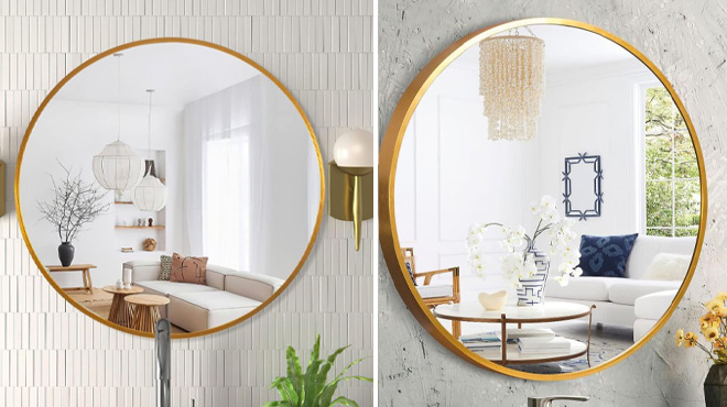 24 inch Round Mirror on the Wall