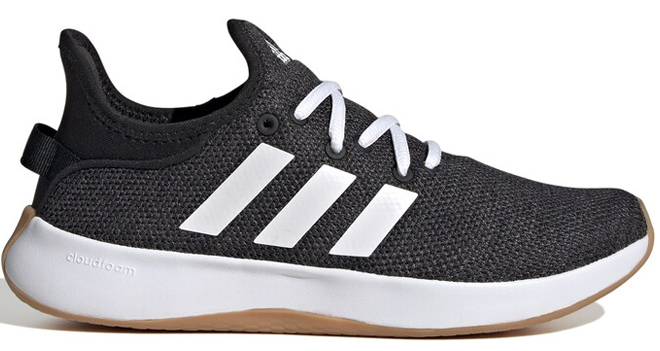 Adidas Womens Cloudfoam Pure Sneakers in Black