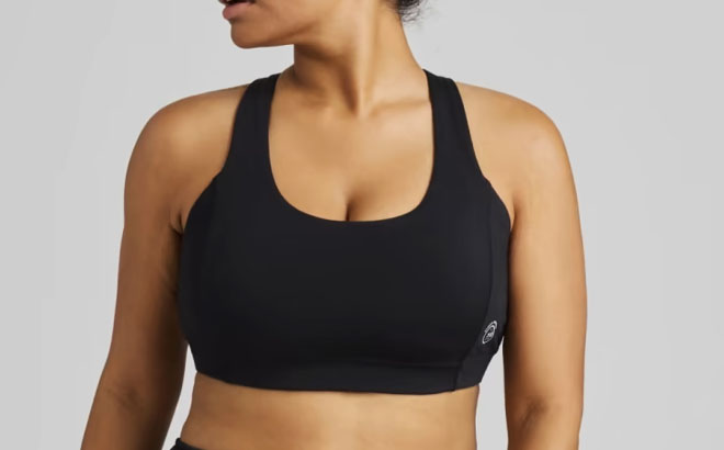 Allbirds Womens Natural Sports Bra in Black