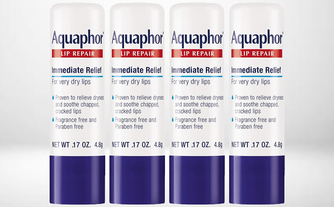 Aquaphor Lip Repair Sticks 4 pk