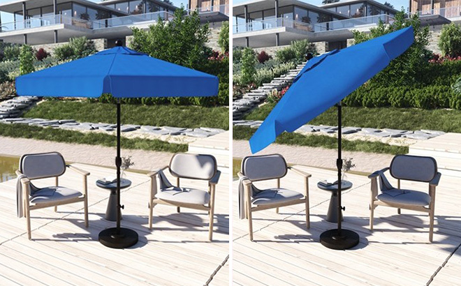 Astella 7 5 Foot Push Tilt Patio Umbrella