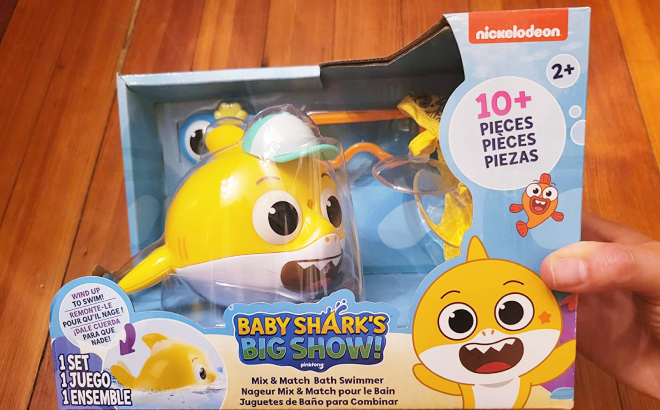 Baby Shark 10-Piece Bath Swimmer Toys $5 | Free Stuff Finder