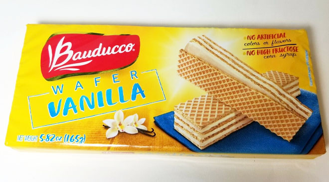 Bauducco Vanilla Wafers on a Table