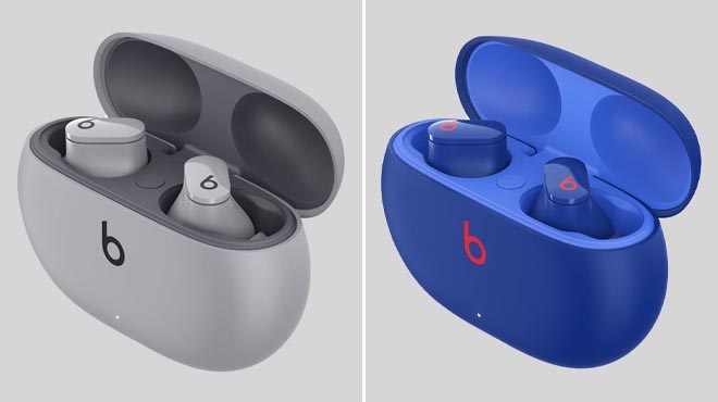 Beats Studio Buds Ocean Blue and Grey