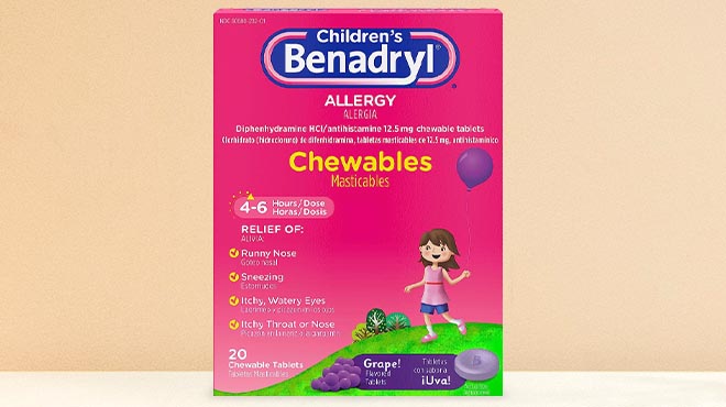 Benadryl Childrens Allergy Tablets