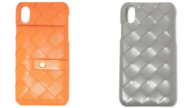 Bottega Veneta Woven Leather iPhone XS Wallet Case 1